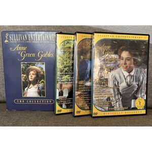 Anne of Green Gables Trilogy Box Set (DVD, 2005) - 3 DVDs with Sleeve Preowned